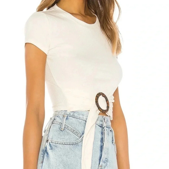 lovers & friends top size XXS ivory color - Picture 3 of 3